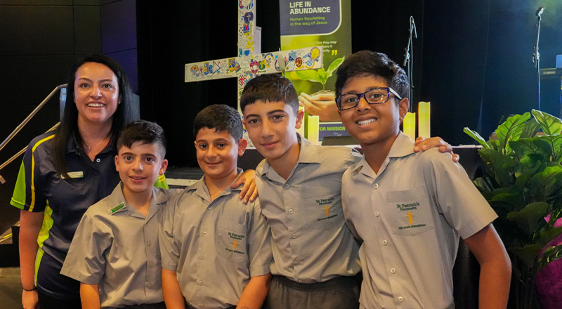 St Patrick's Catholic Primary School Parramatta students at Faith Formation day