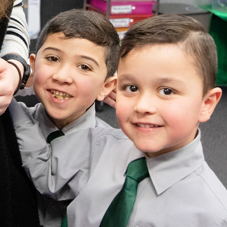 St Patrick's Catholic Primary School Parramatta students smiling